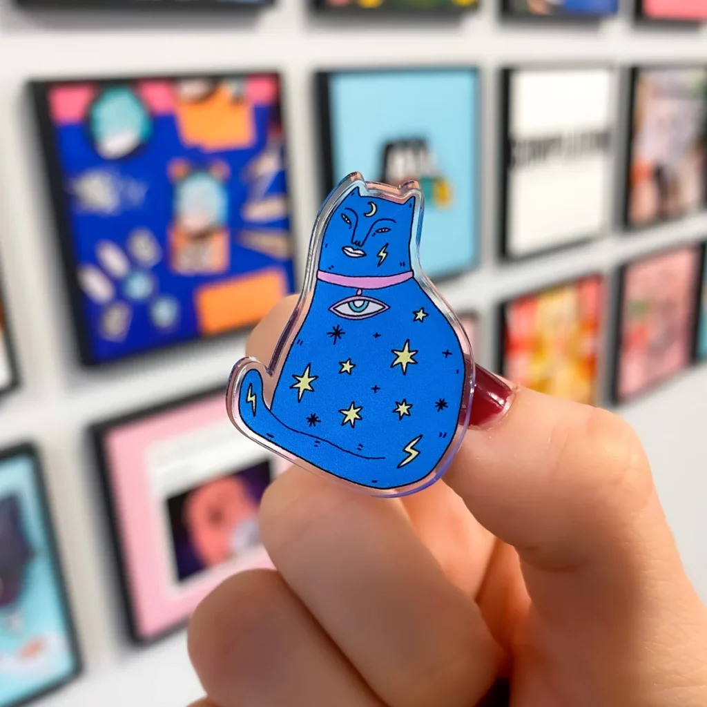 acrylic pins